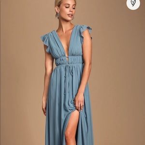 Lulu’s Blue Long Dress